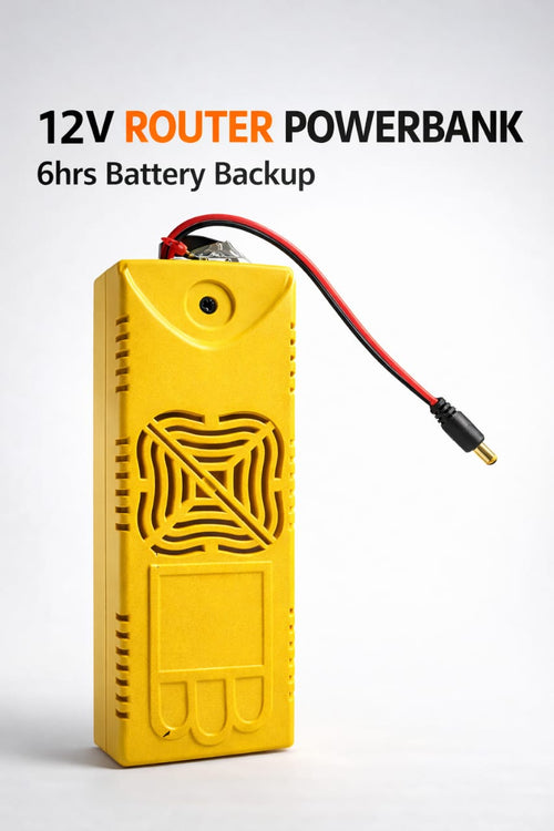 12V Router Powerbank - 6hrs Battery Backup